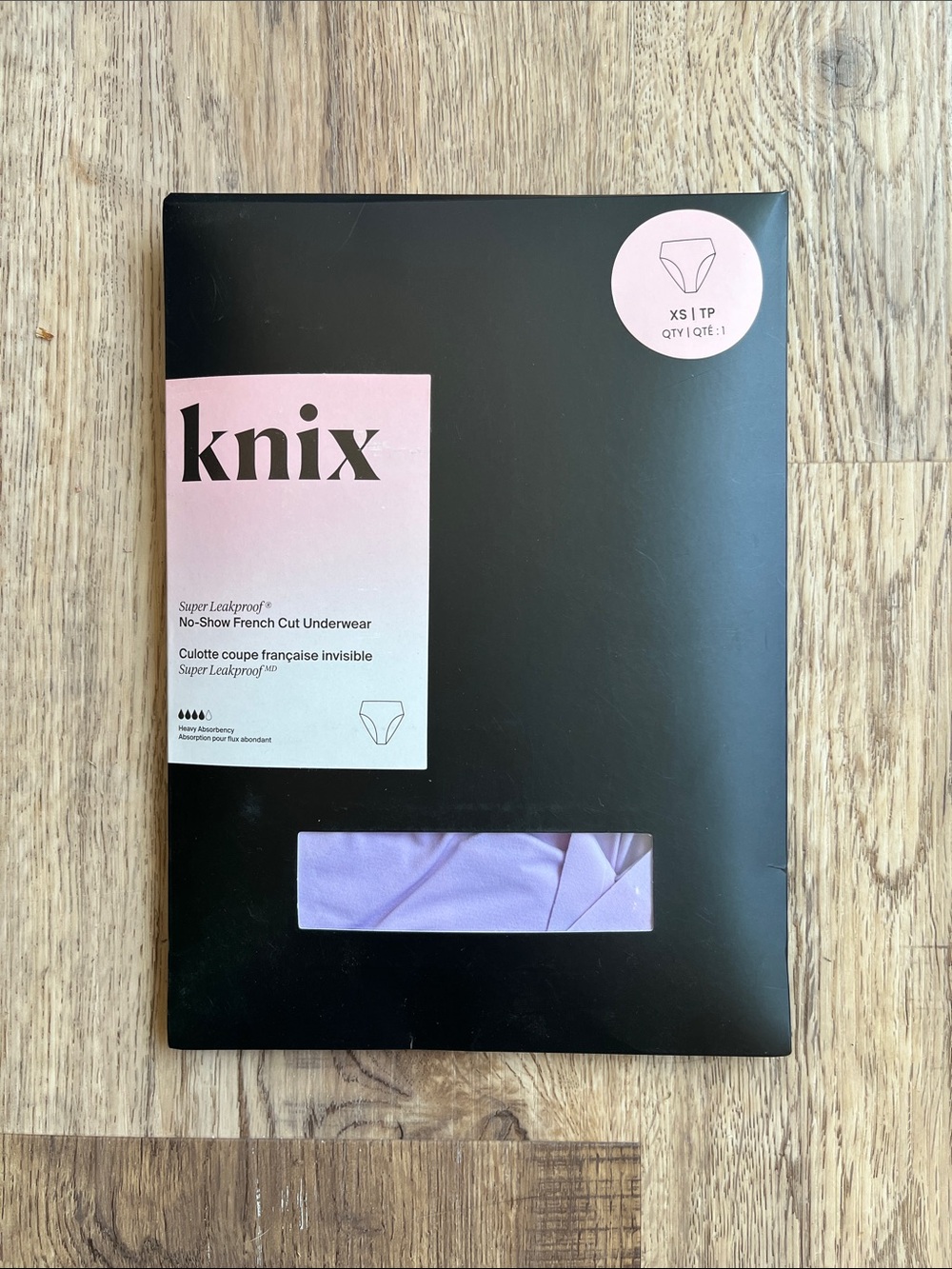 knix No-Show French Cut Underwear - Lavender